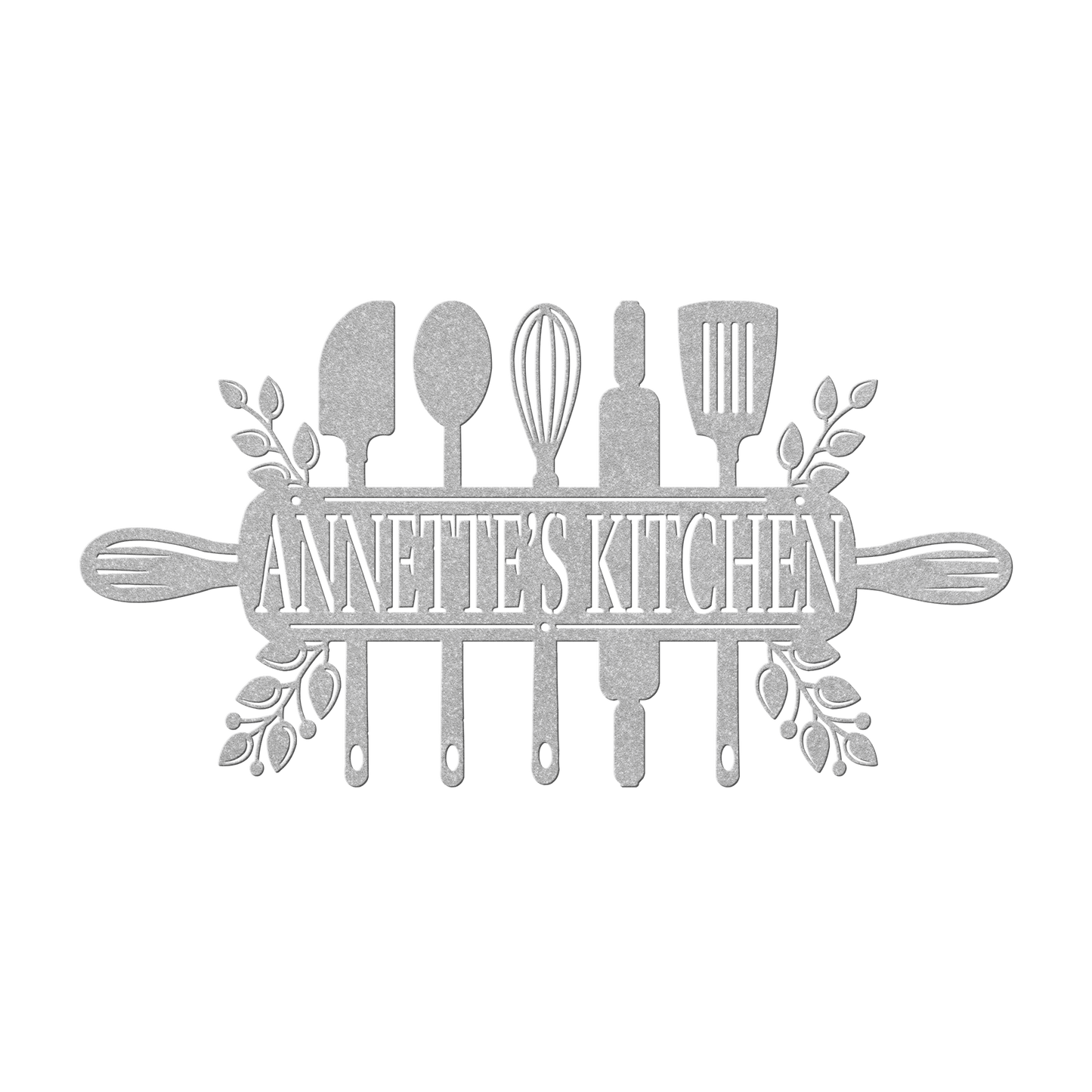 Kitchen Utensils Metal Sign - MISSIRON