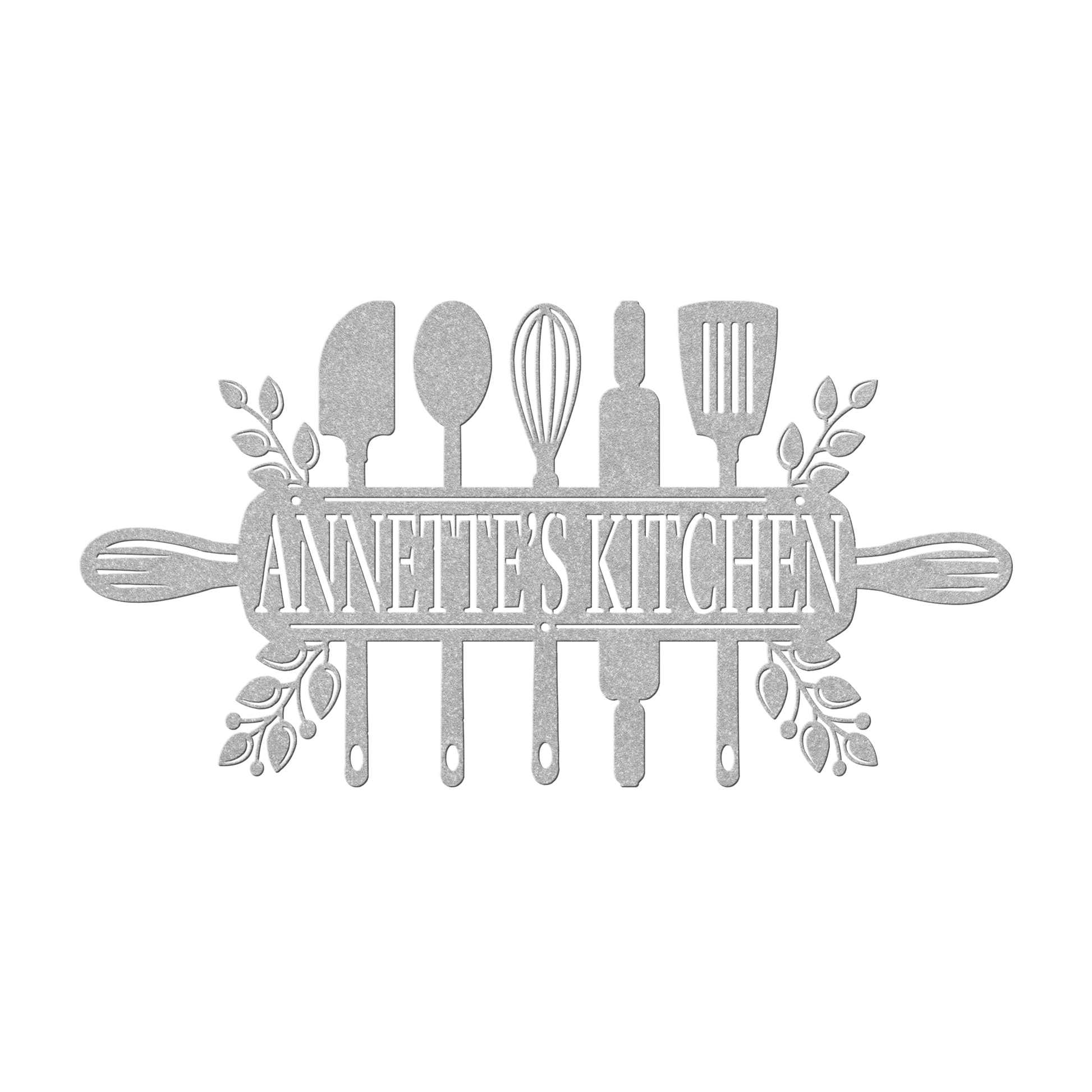 Kitchen Utensils Metal Sign - MISSIRON