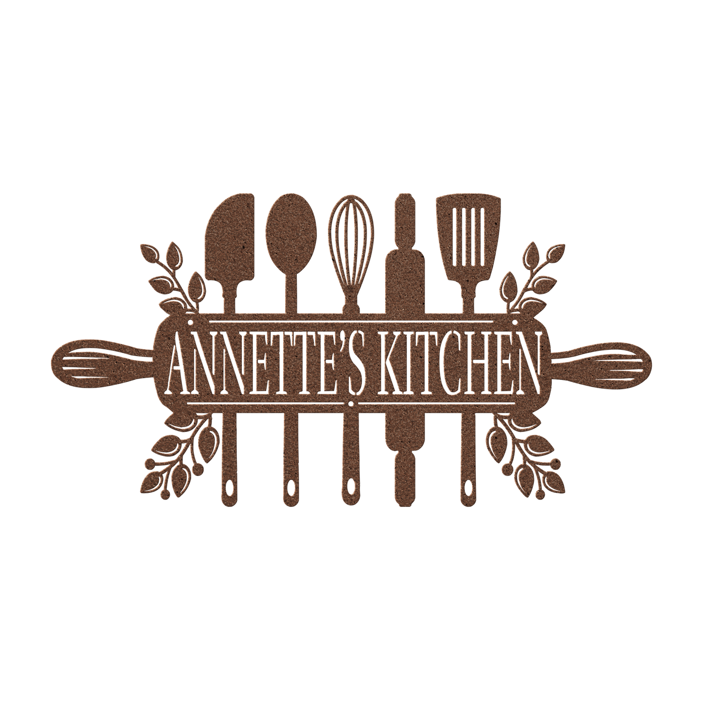 Kitchen Utensils Metal Sign - MISSIRON