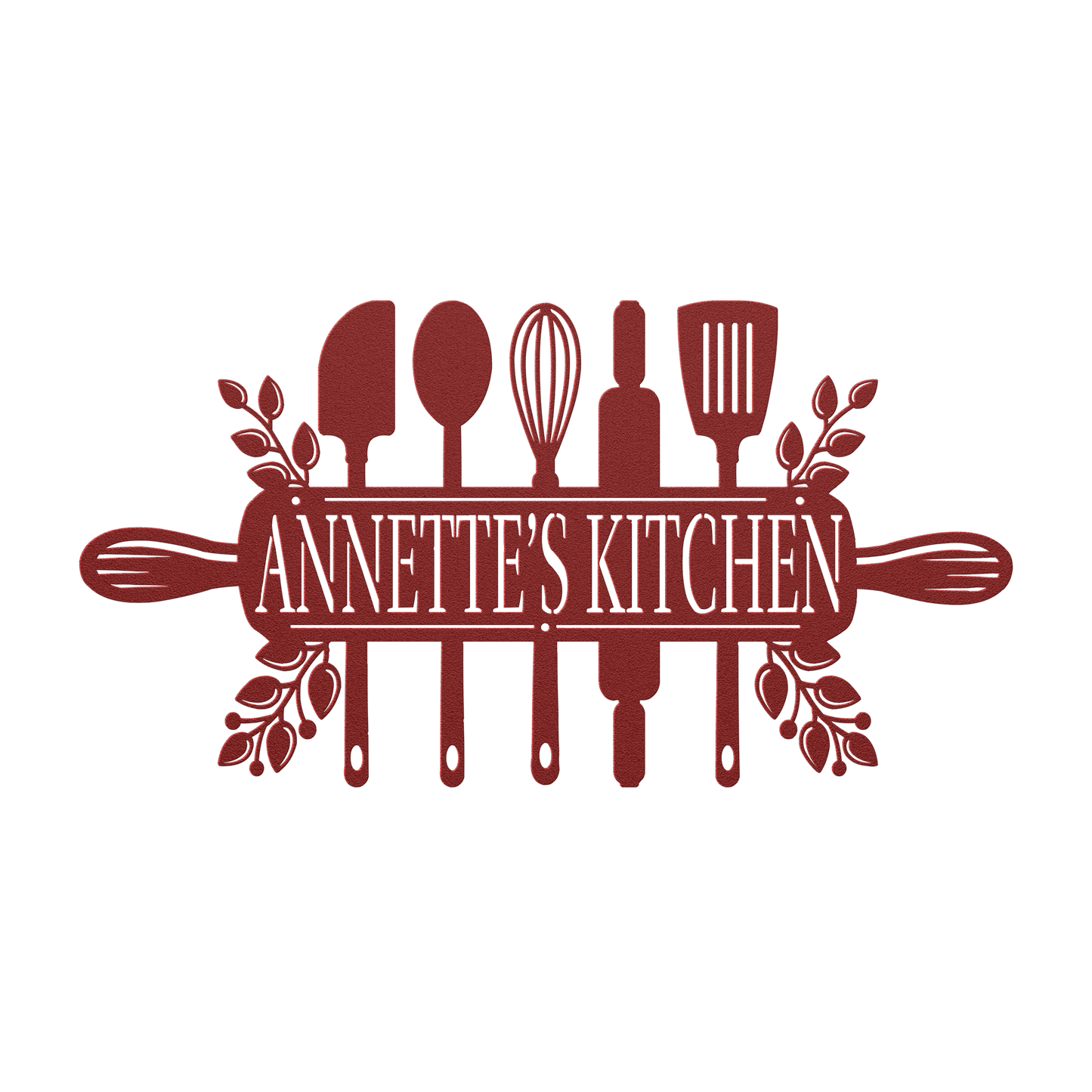 Kitchen Utensils Metal Sign - MISSIRON