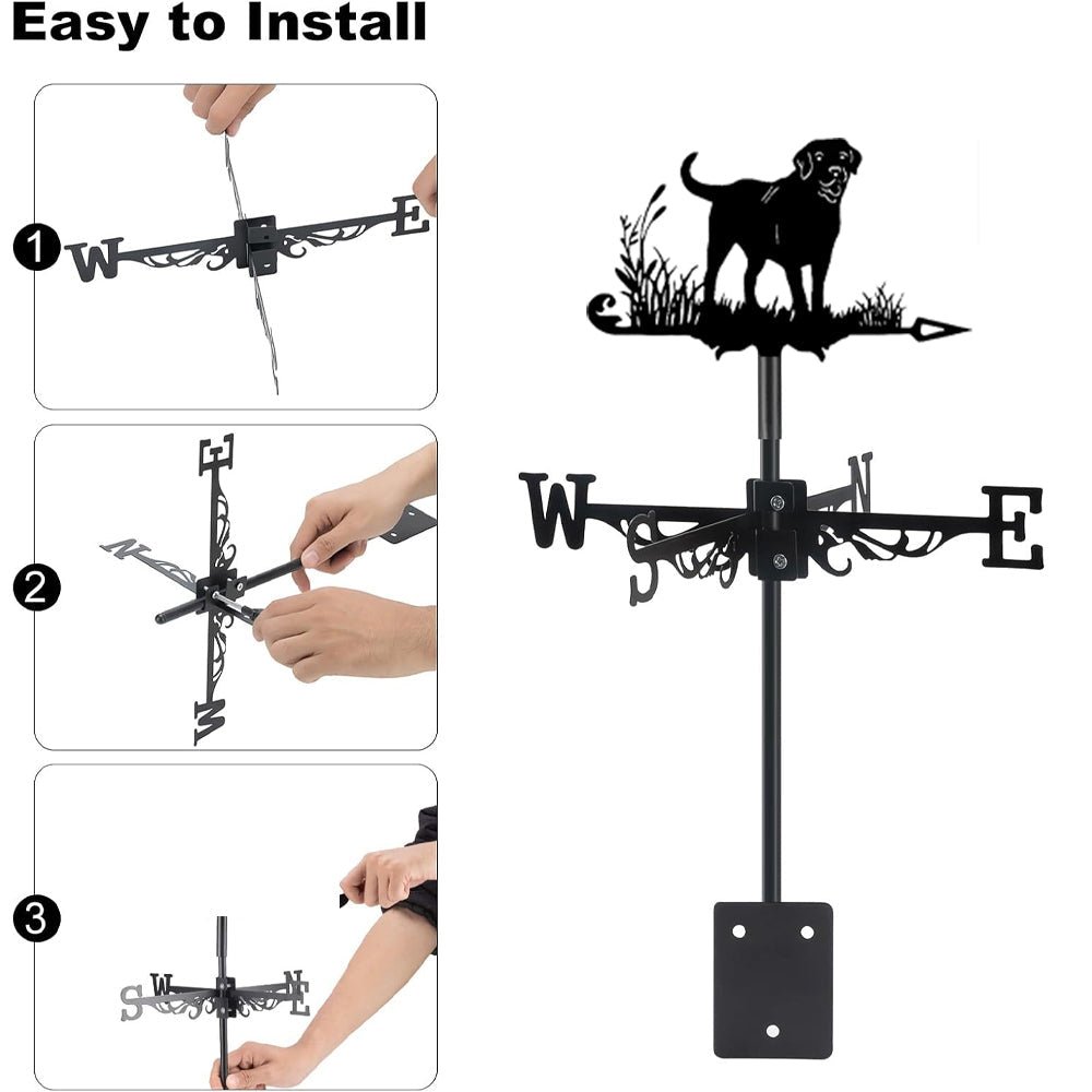 Labrador Stainless Steel Weathervane - MISSIRON