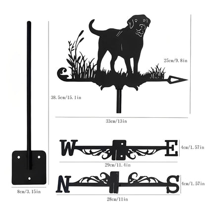 Labrador Stainless Steel Weathervane - MISSIRON