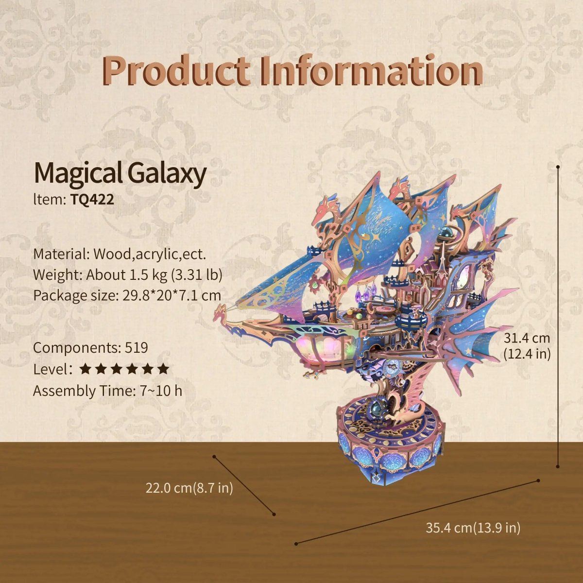 Magical Galaxy - 3D Puzzle - MISSIRON