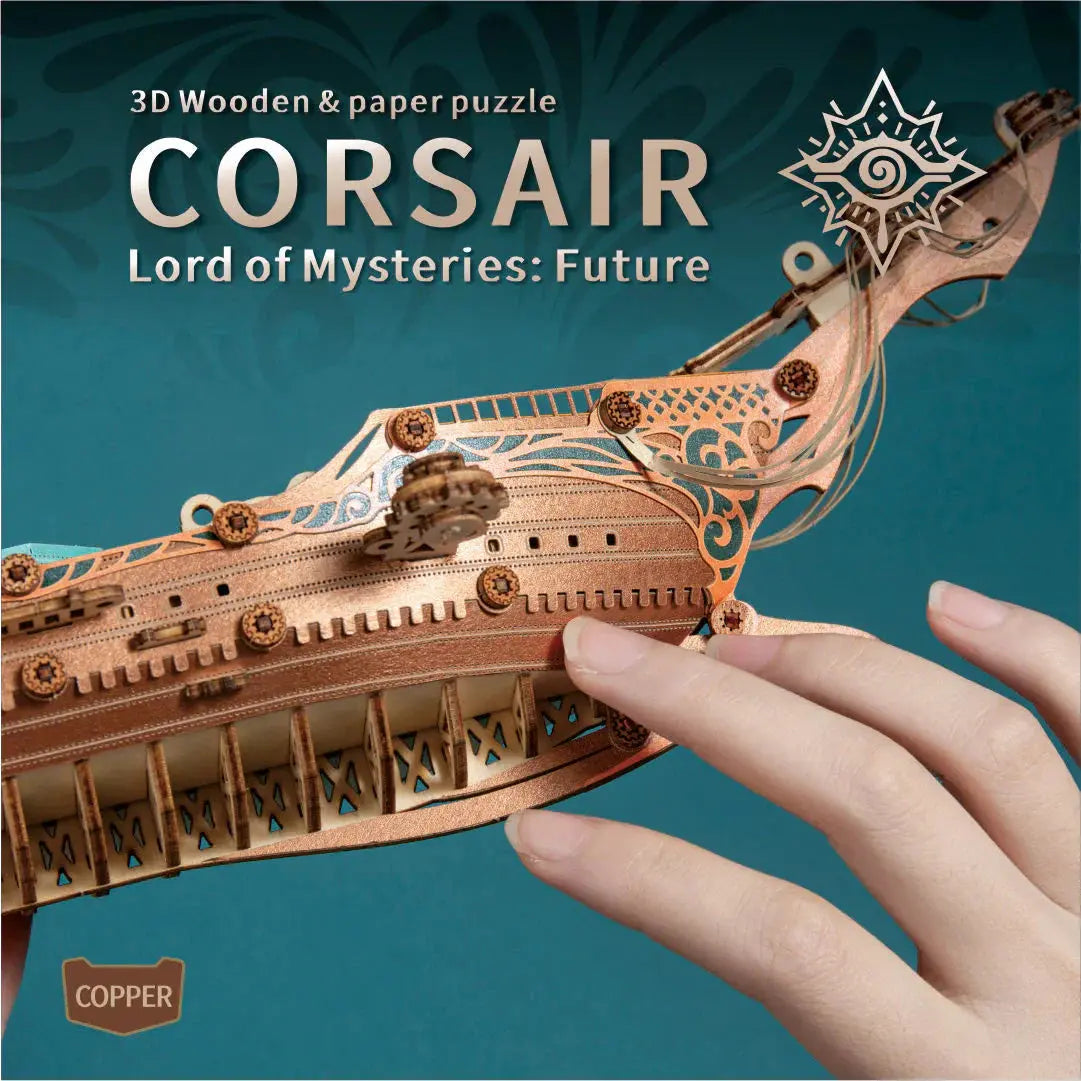 Future Pirate Ship 3D Wooden Puzzle - MISSIRON