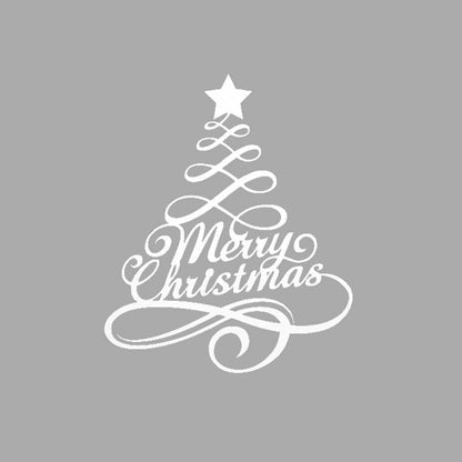 Merry Christmas Tree Metal Wall Art Decoration - MISSIRON