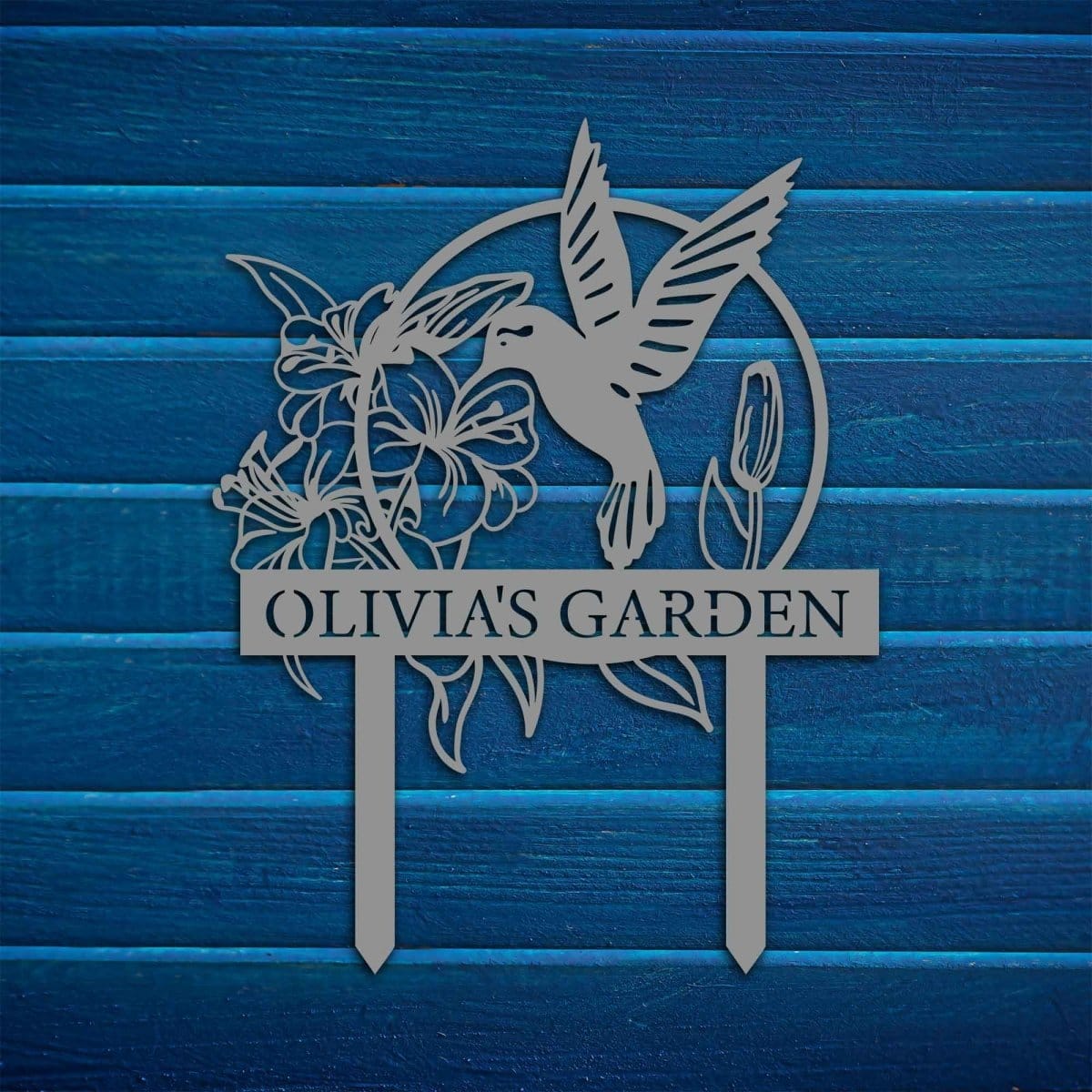 Metal Hummingbird Yard Art - MISSIRON