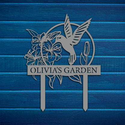 Metal Hummingbird Yard Art - MISSIRON