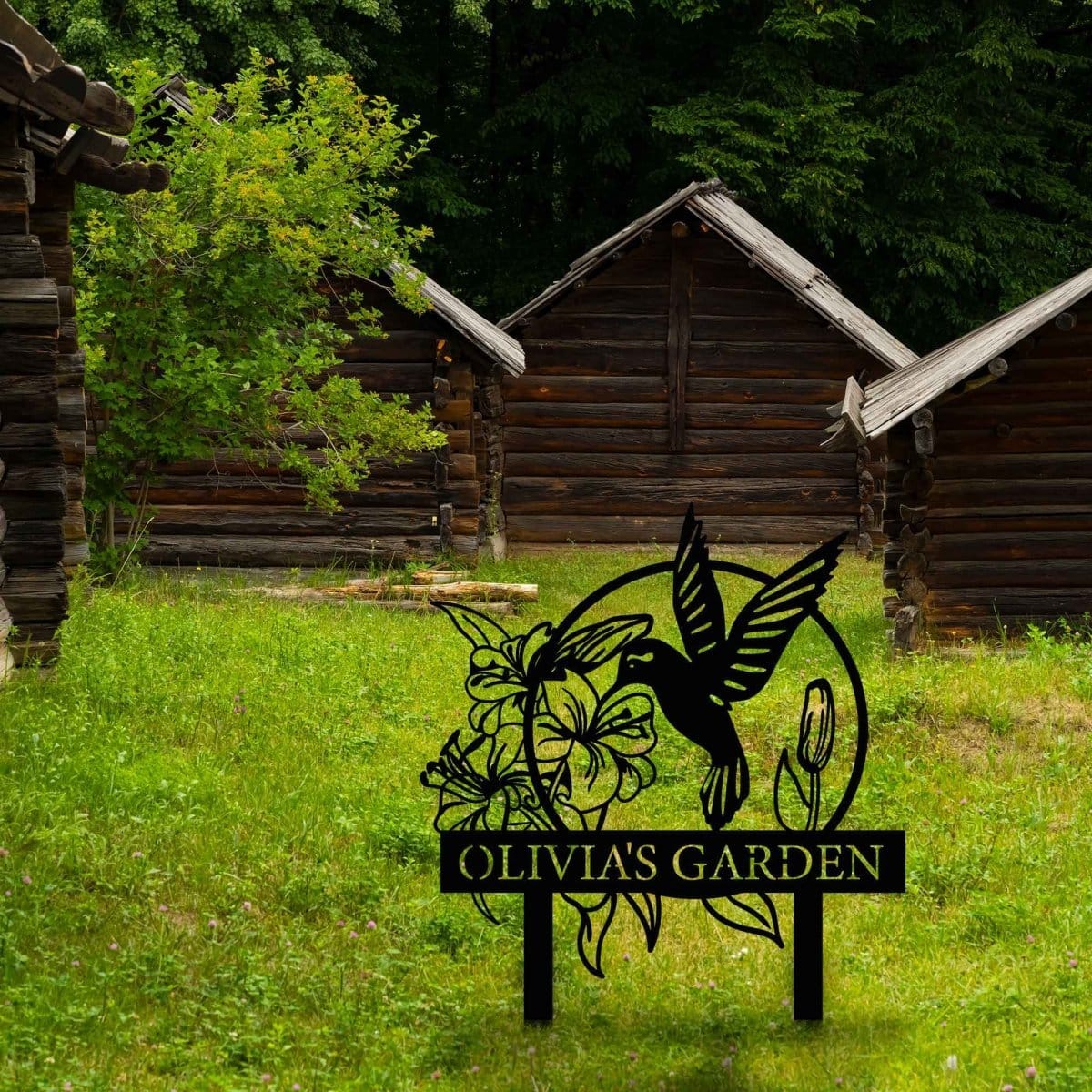 Metal Hummingbird Yard Art - MISSIRON