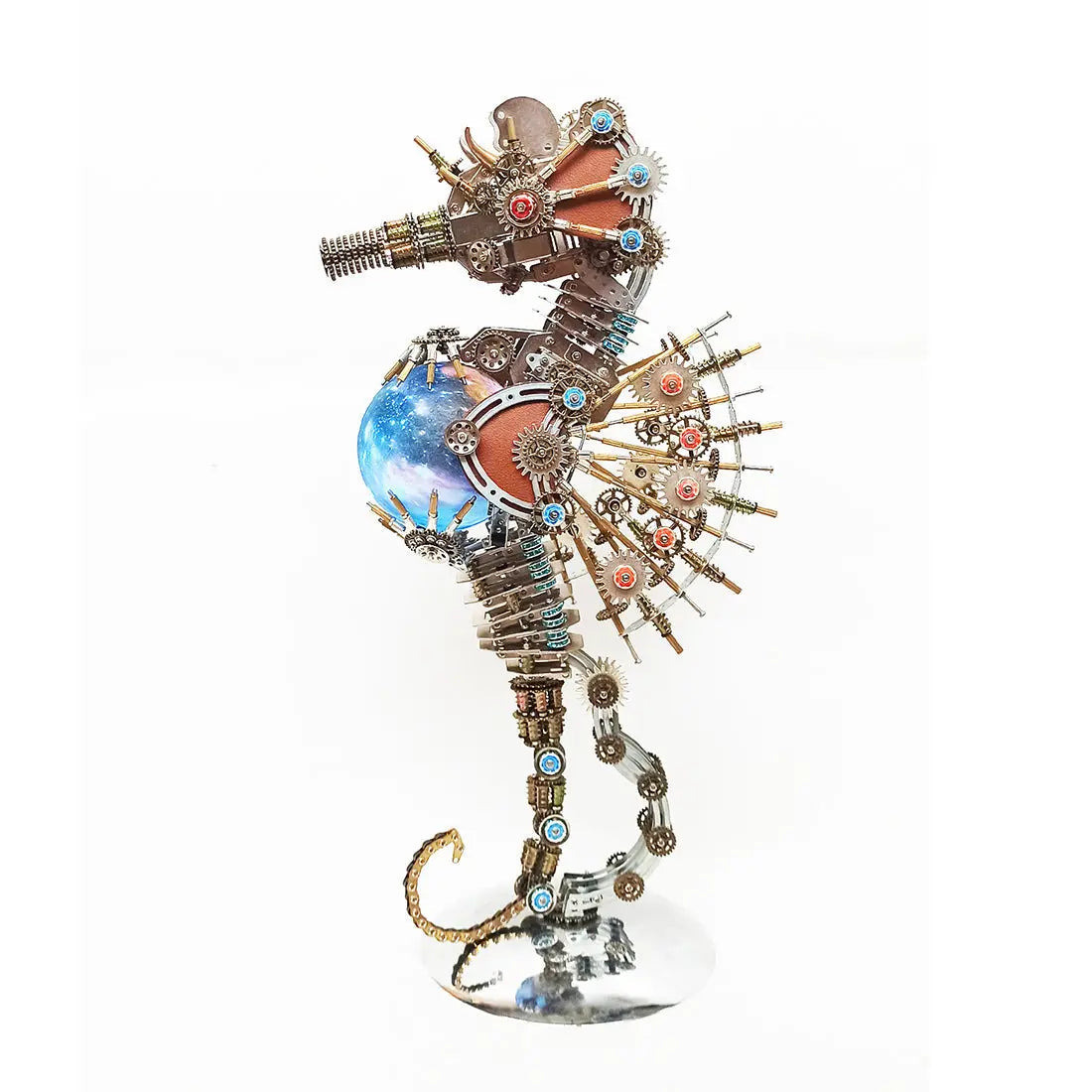 Steampunk Seahorse Puzzle 3D DIY Model Kit MISS IRON