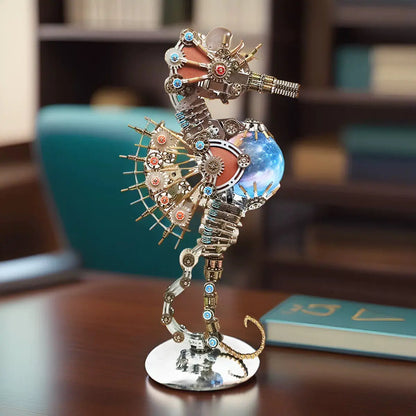 Steampunk Seahorse Puzzle 3D DIY Model Kit MISS IRON
