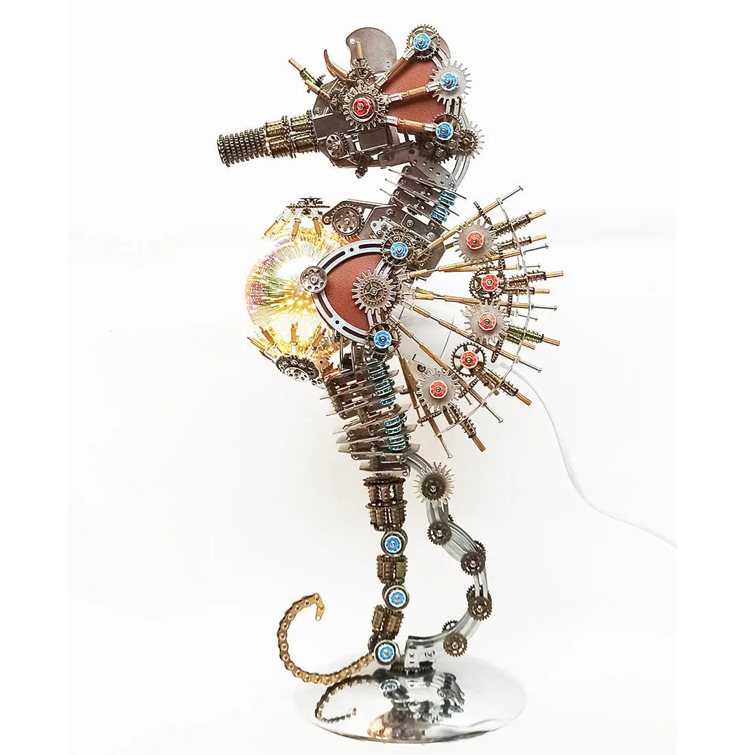Steampunk Seahorse Puzzle 3D DIY Model Kit MISS IRON