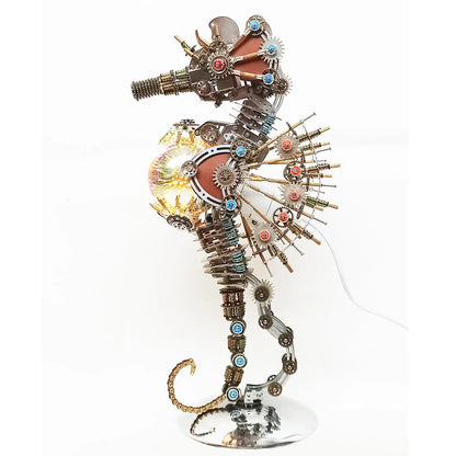 Steampunk Seahorse Puzzle 3D DIY Model Kit MISS IRON
