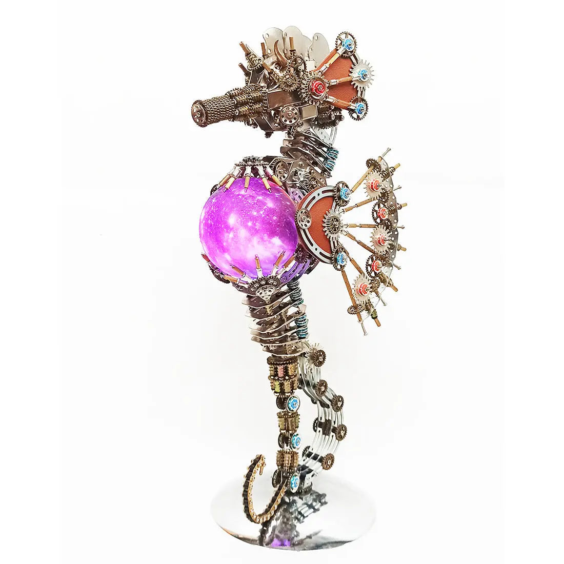 Steampunk Seahorse Puzzle 3D DIY Model Kit MISS IRON