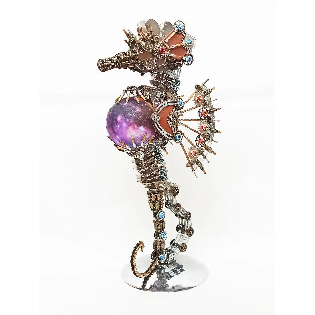 Steampunk Seahorse Puzzle 3D DIY Model Kit MISS IRON