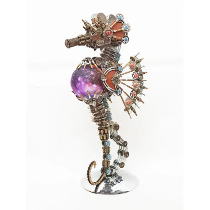 Steampunk Seahorse Puzzle 3D DIY Model Kit MISS IRON