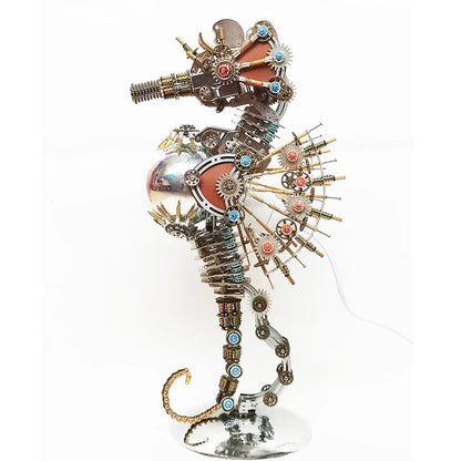 Steampunk Seahorse Puzzle 3D DIY Model Kit MISS IRON