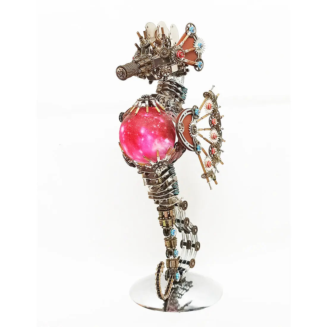 Steampunk Seahorse Puzzle 3D DIY Model Kit MISS IRON