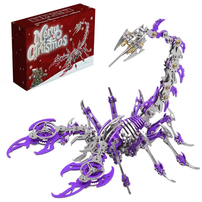 3D Scorpion Metal Puzzle Colorful Model Kit MISS IRON