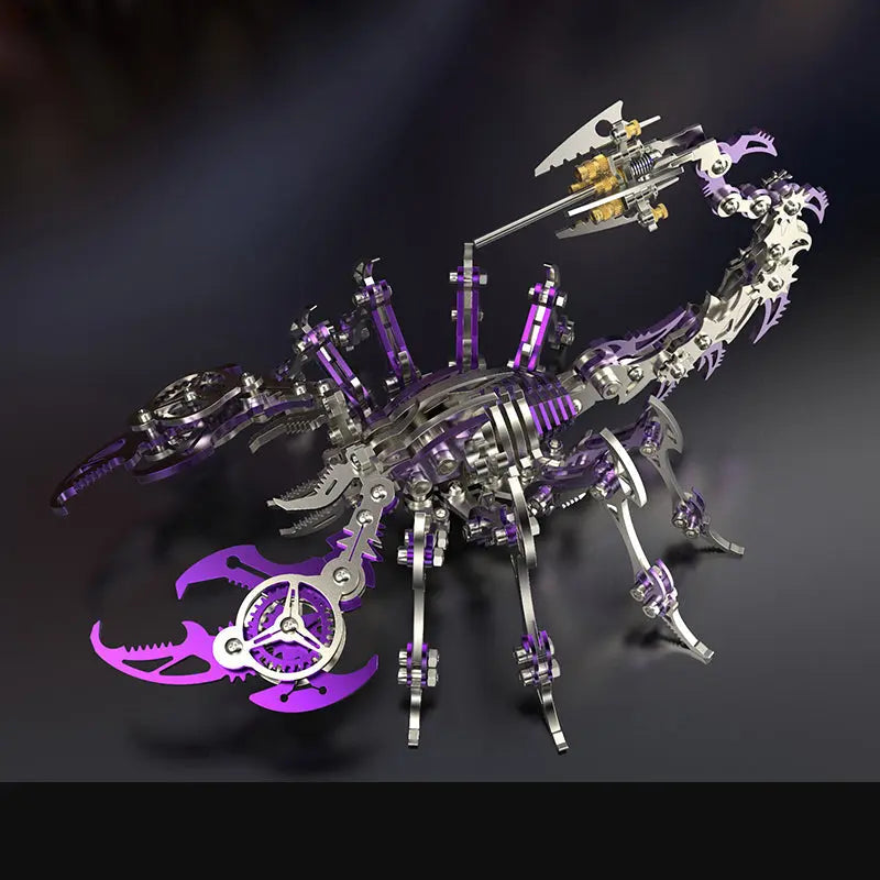 3D Scorpion Metal Puzzle Colorful Model Kit MISS IRON