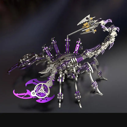 3D Scorpion Metal Puzzle Colorful Model Kit MISS IRON