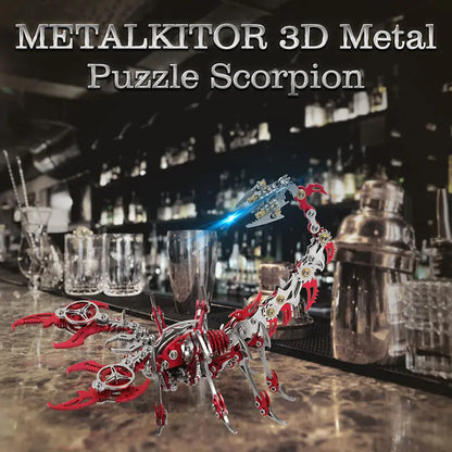 3D Scorpion Metal Puzzle Colorful Model Kit MISS IRON