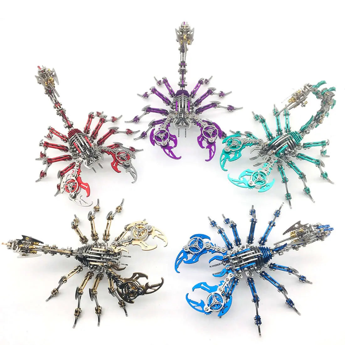 3D Scorpion Metal Puzzle Colorful Model Kit MISS IRON