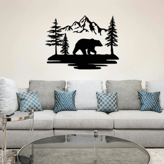 Mountain Bear Wall Art - MISSIRON