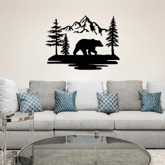 Mountain Bear Wall Art - MISSIRON