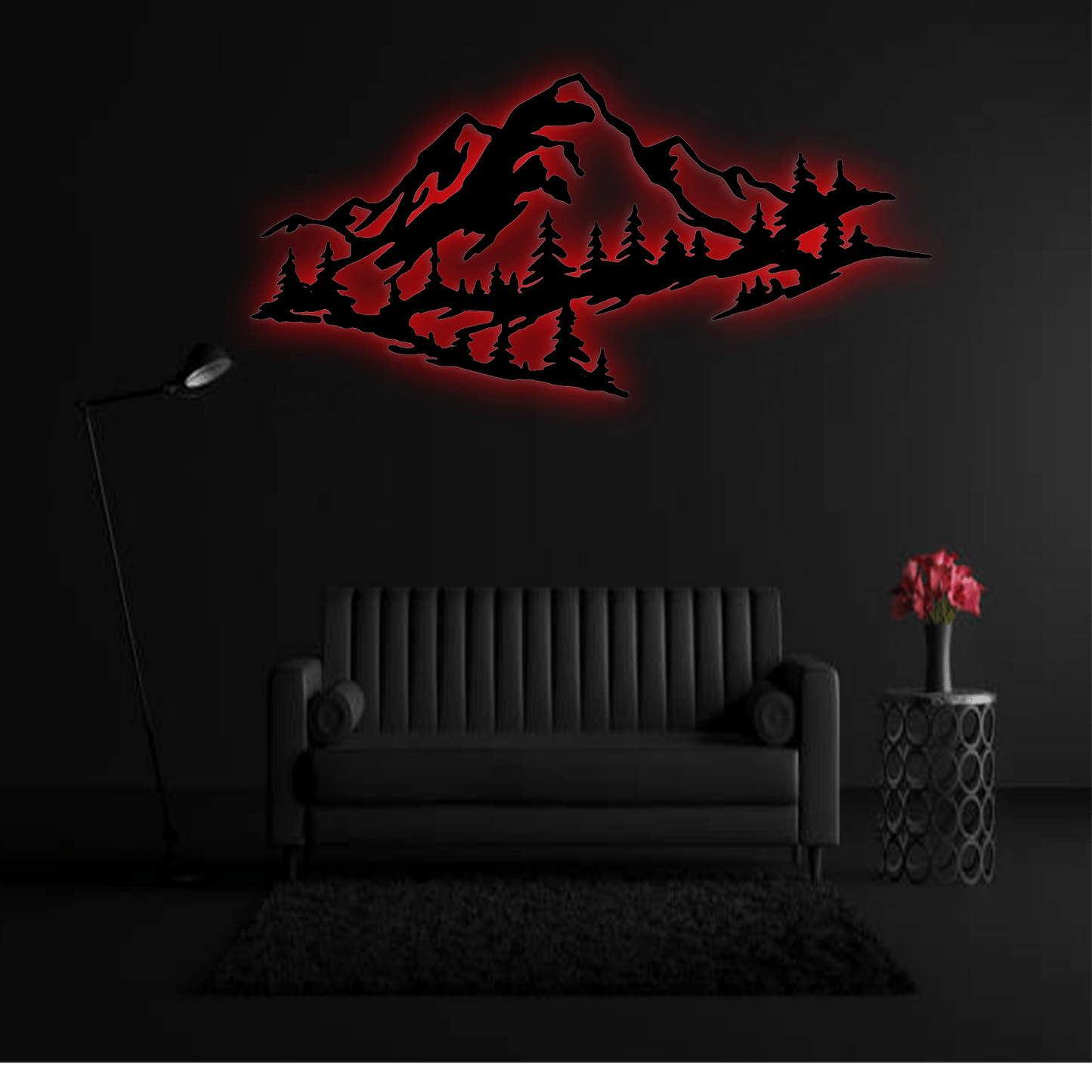 Mountain Range View - Metal Wall Art - MISSIRON