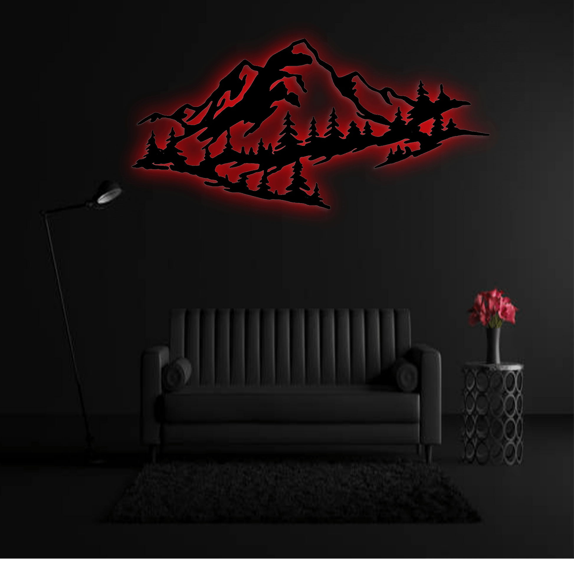 Mountain Range View - Metal Wall Art - MISSIRON