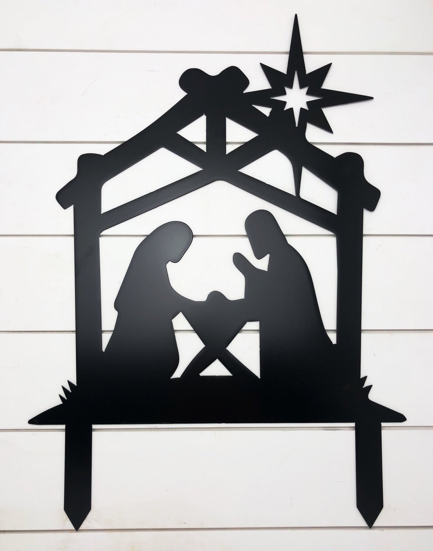 Nativity Metal Yard Sign - MISSIRON