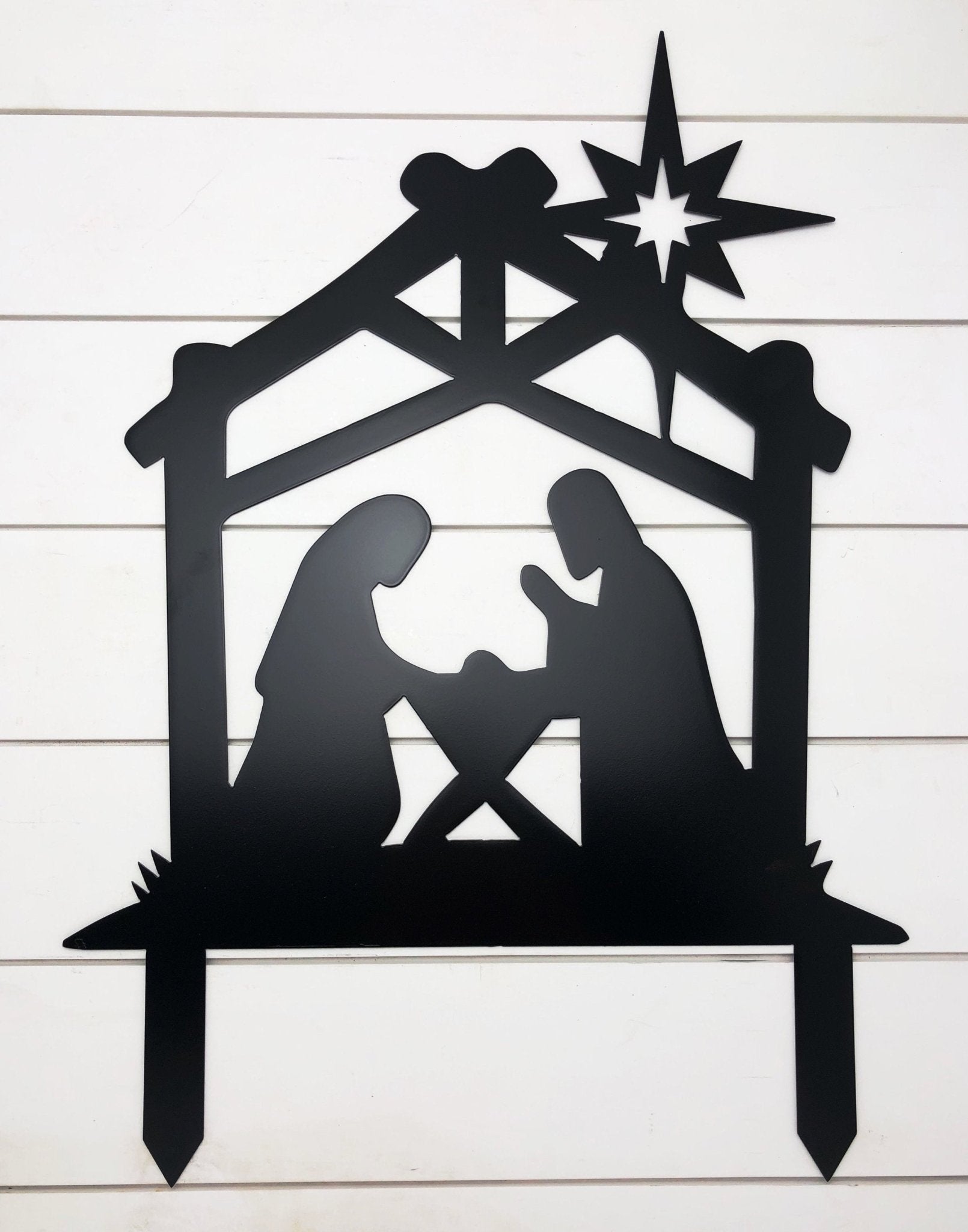 Nativity Metal Yard Sign - MISSIRON