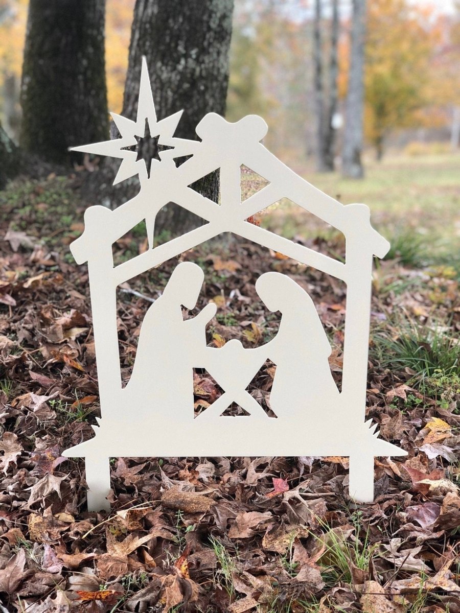 Nativity Metal Yard Sign - MISSIRON