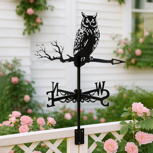 Owl Stainless Steel Weathervane - MISSIRON
