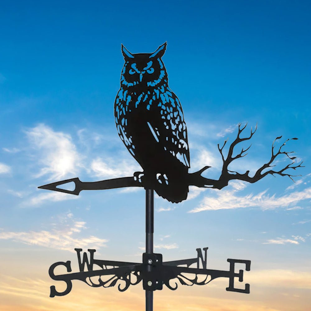 Owl Stainless Steel Weathervane - MISSIRON