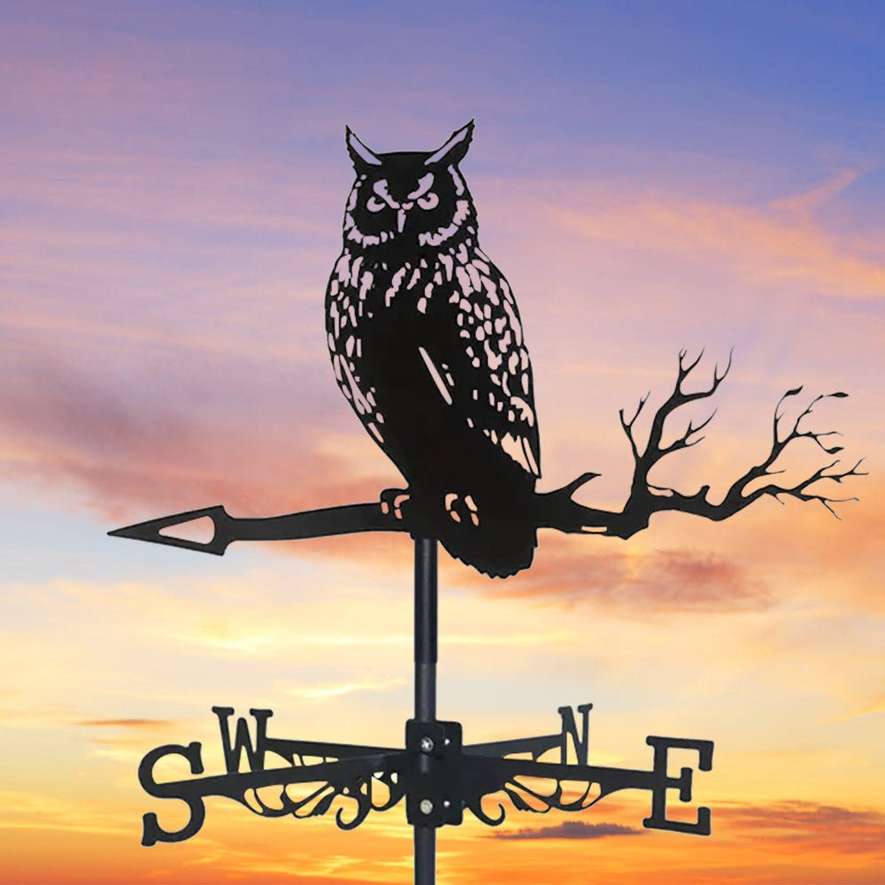 Owl Stainless Steel Weathervane - MISSIRON