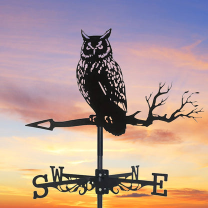 Owl Stainless Steel Weathervane - MISSIRON