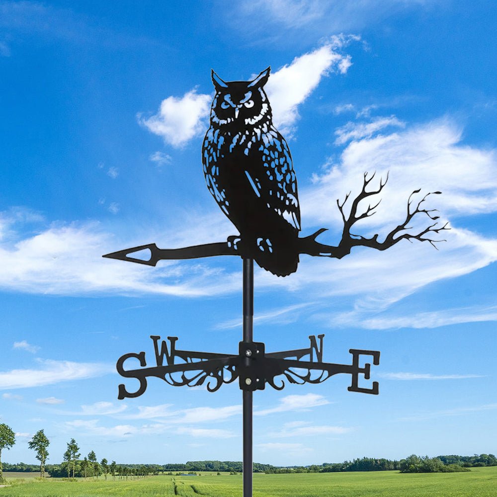 Owl Stainless Steel Weathervane - MISSIRON
