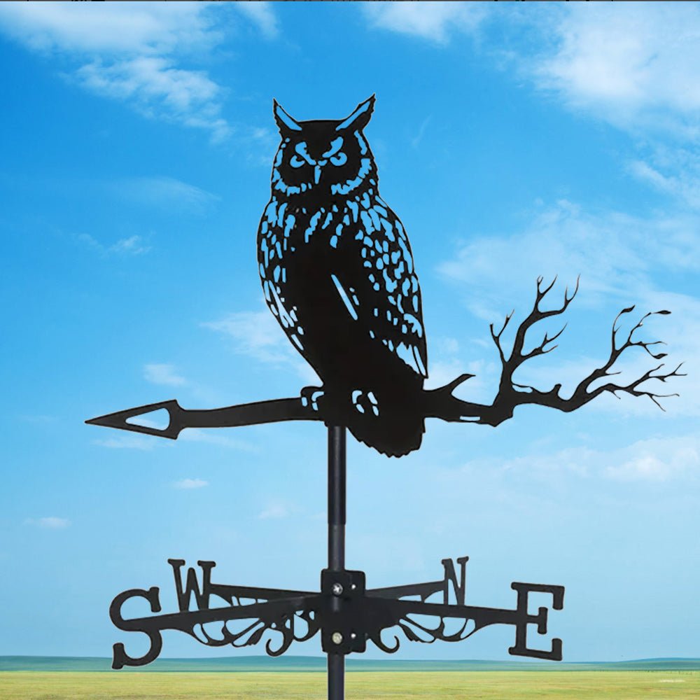Owl Stainless Steel Weathervane - MISSIRON