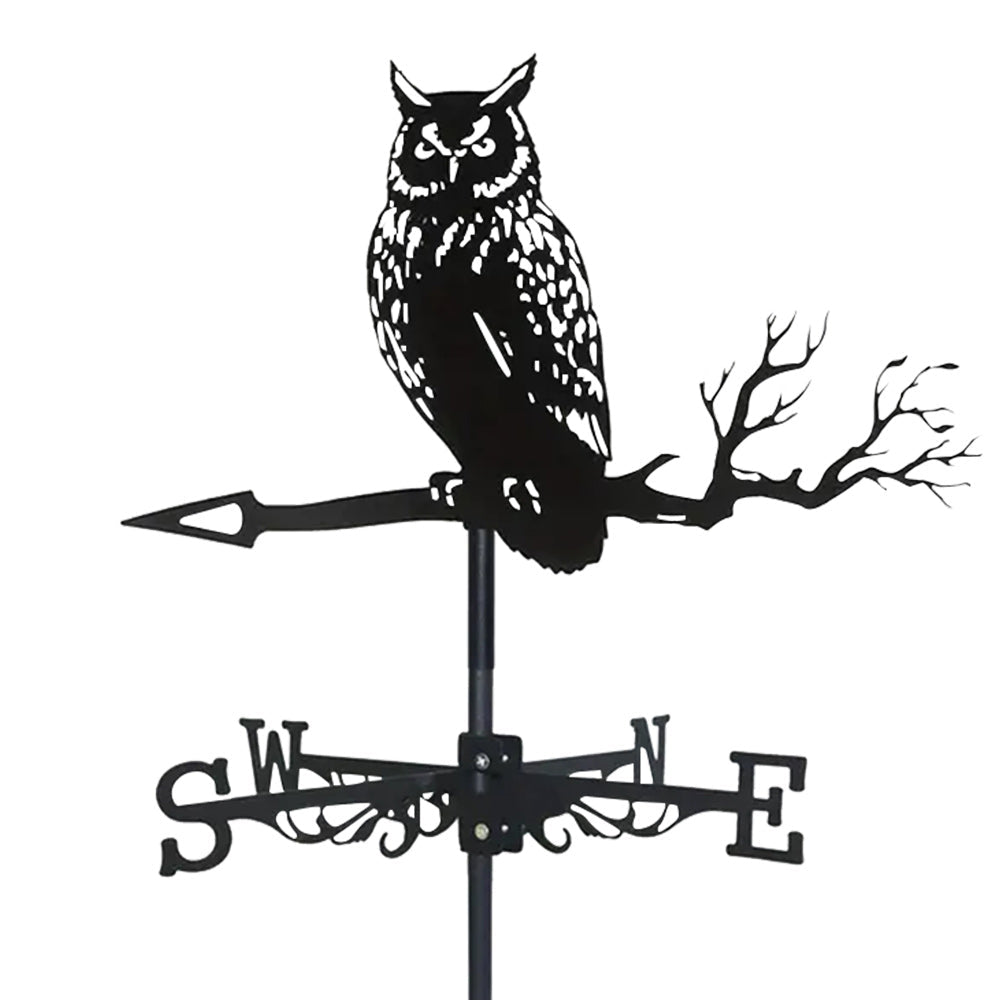 Owl Stainless Steel Weathervane - MISSIRON