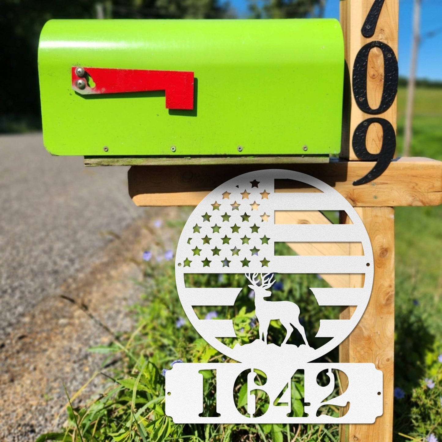 Patriot Deer Address Sign - MISSIRON