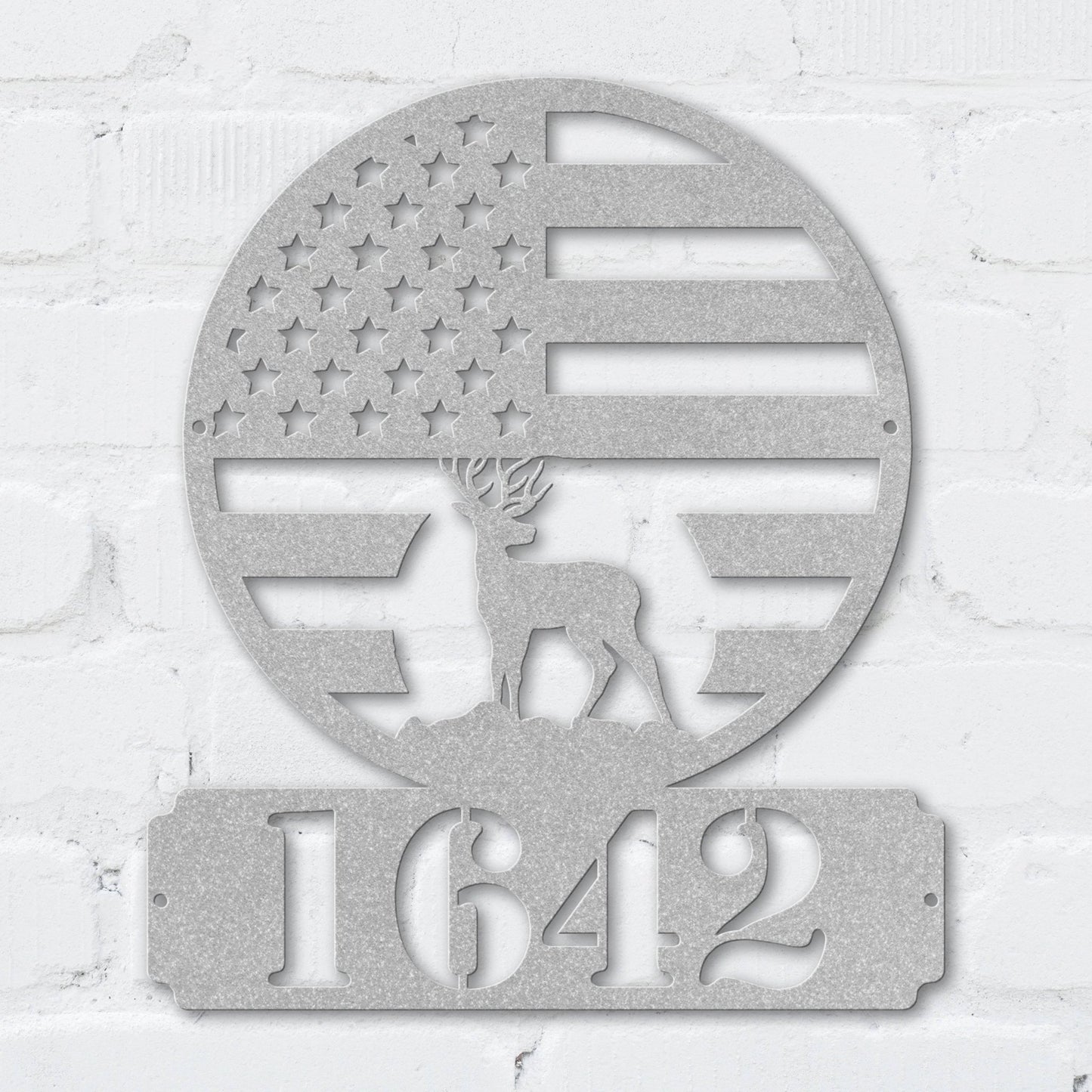 Patriot Deer Address Sign - MISSIRON