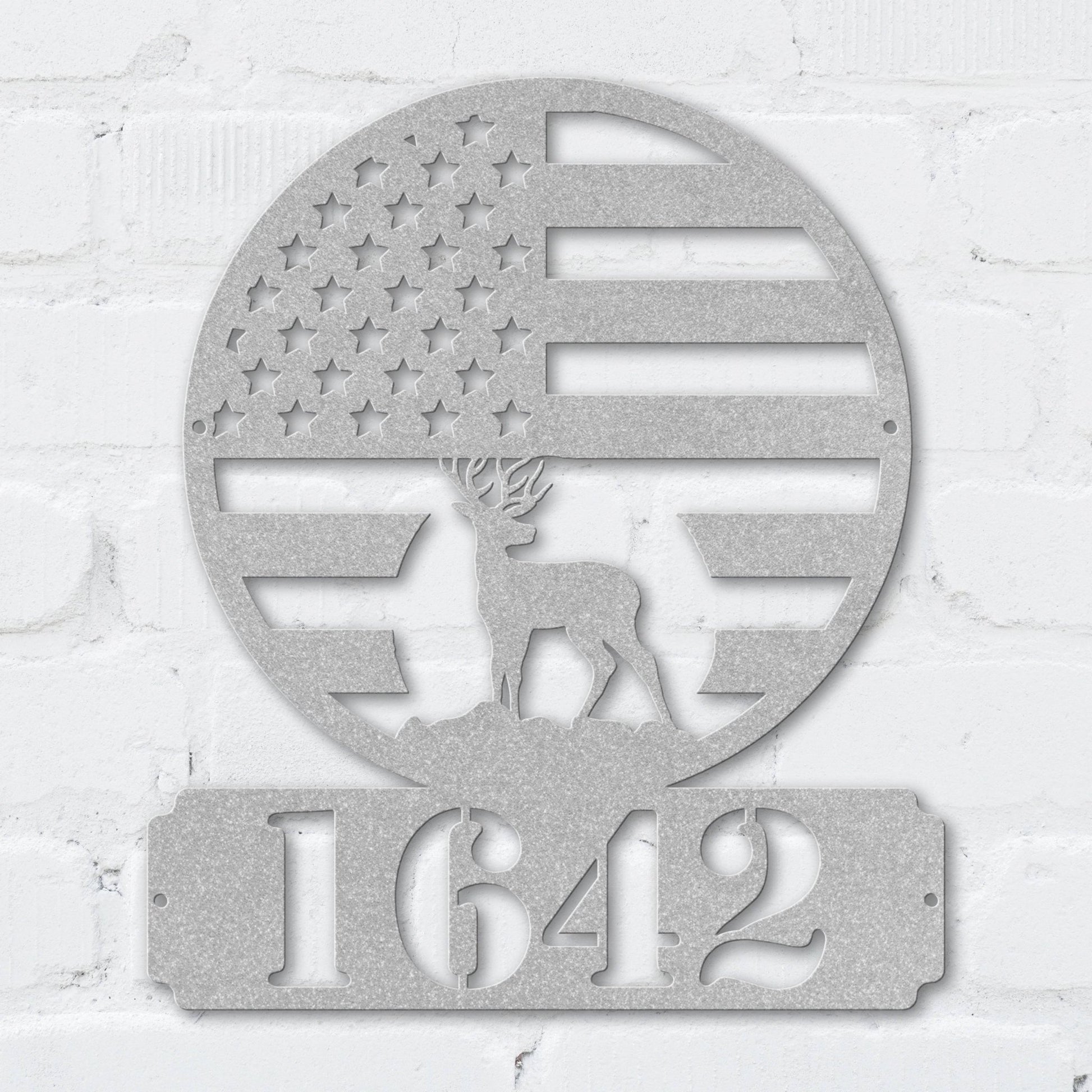 Patriot Deer Address Sign - MISSIRON