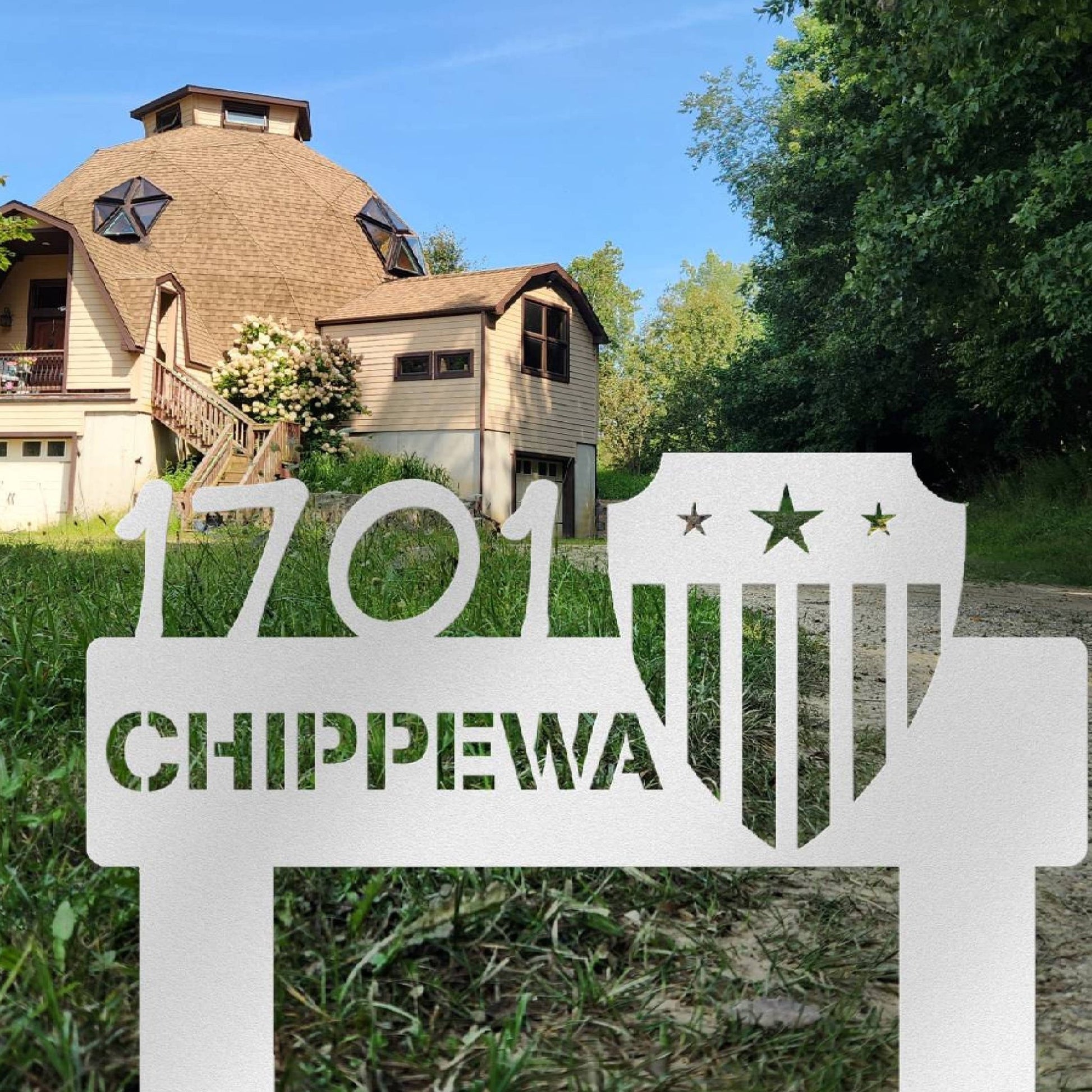 Patriot Shield Address Sign - MISSIRON