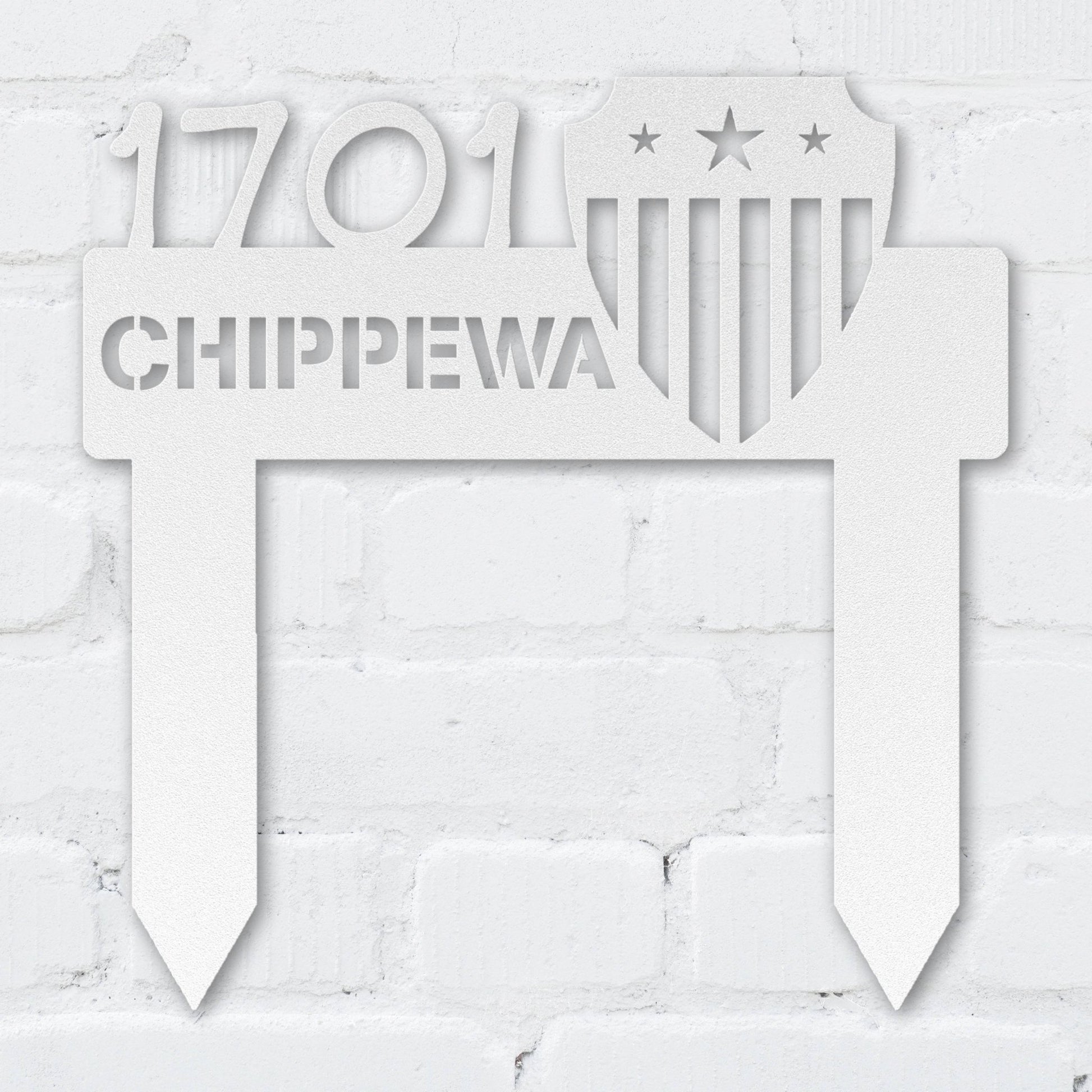 Patriot Shield Address Sign - MISSIRON