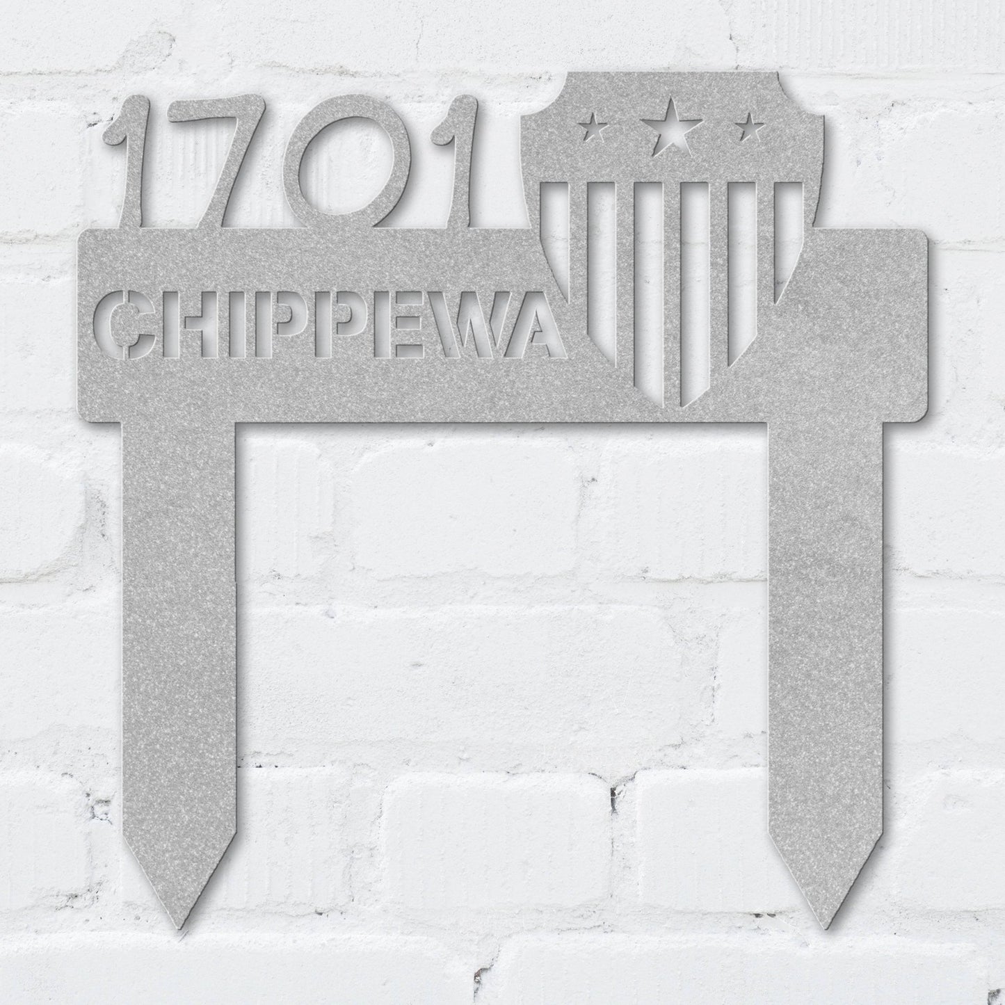 Patriot Shield Address Sign - MISSIRON