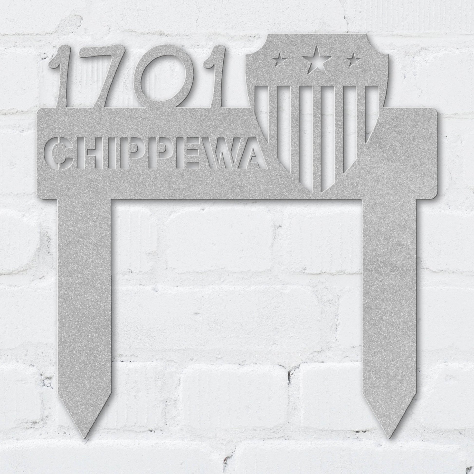 Patriot Shield Address Sign - MISSIRON