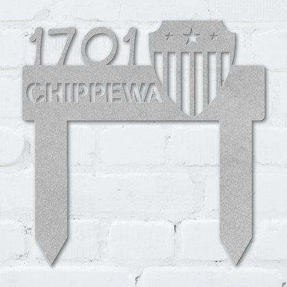 Patriot Shield Address Sign - MISSIRON