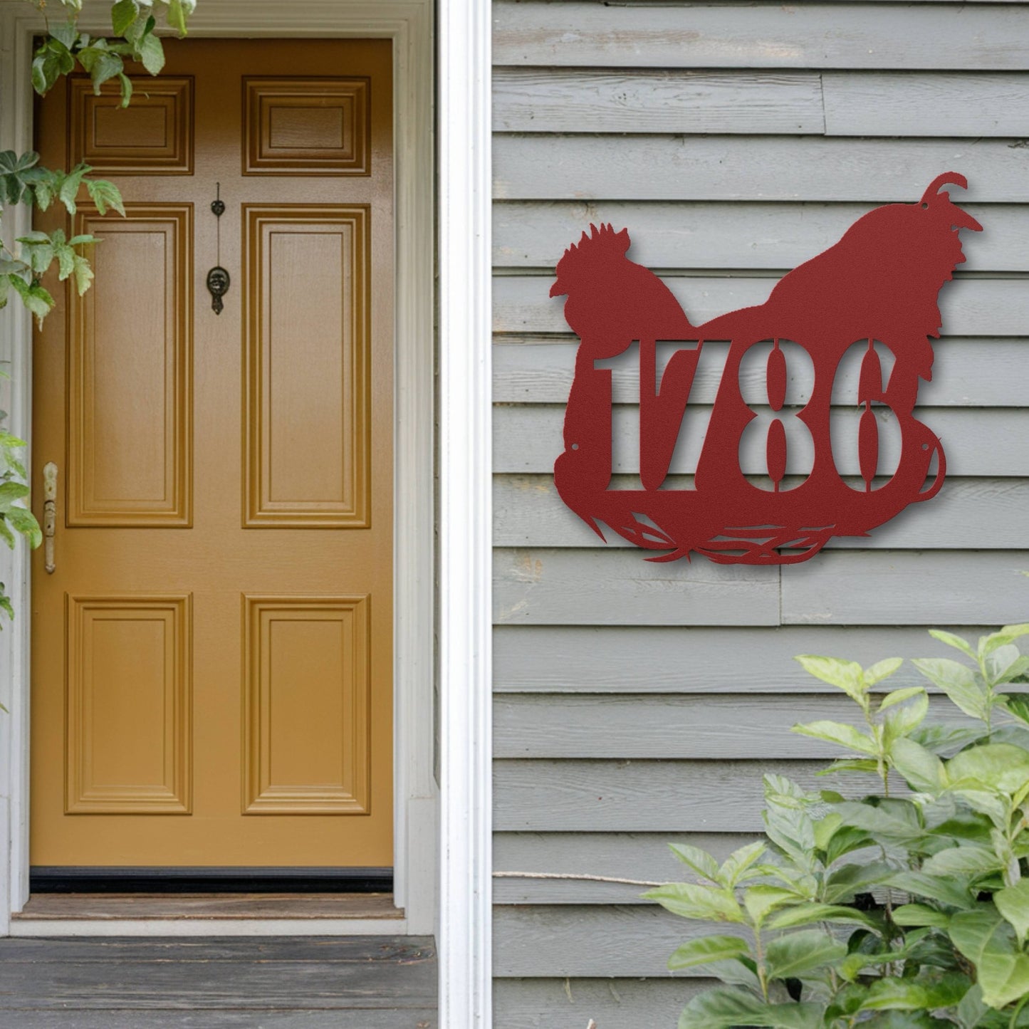 Plucky Chicken Address Sign - MISSIRON