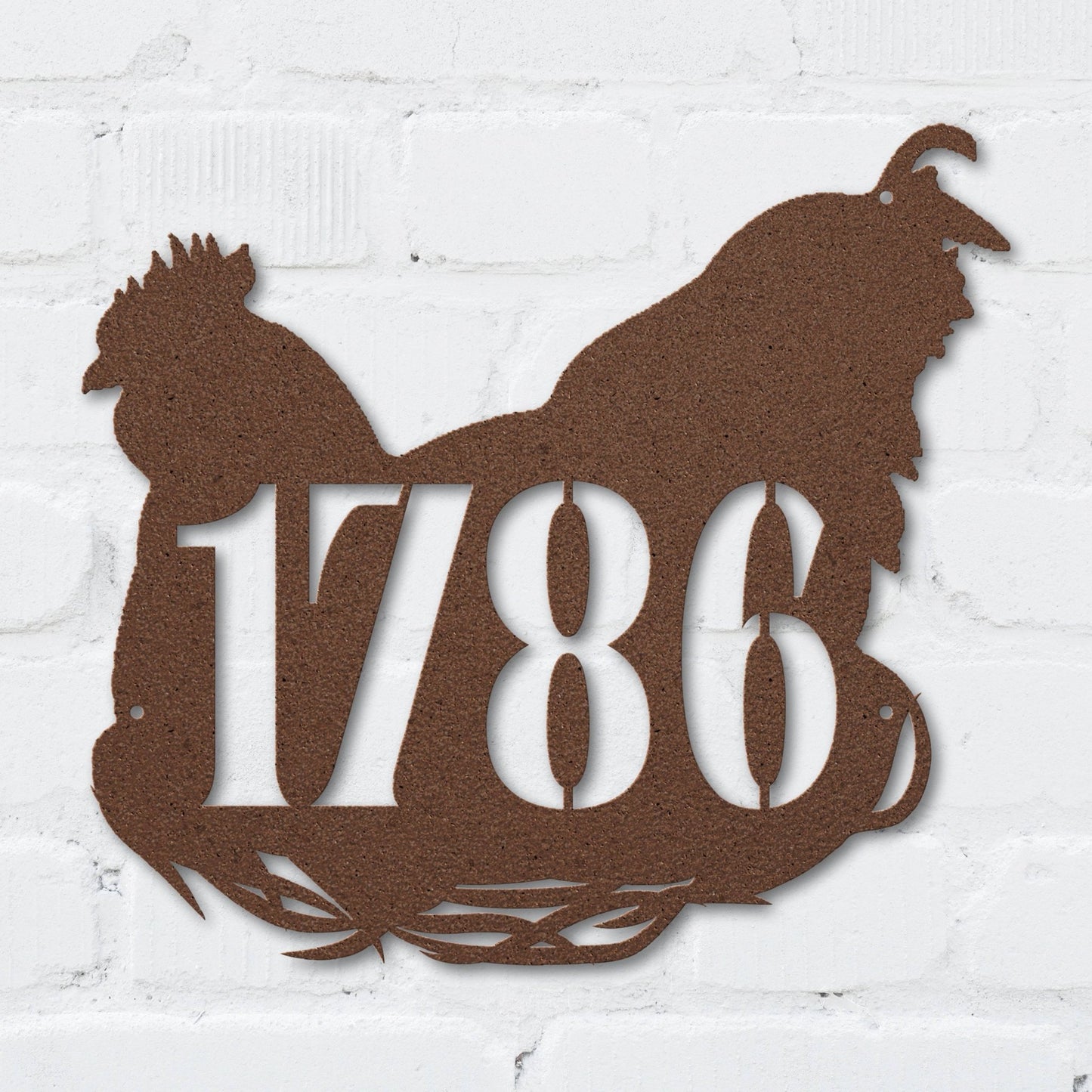 Plucky Chicken Address Sign - MISSIRON